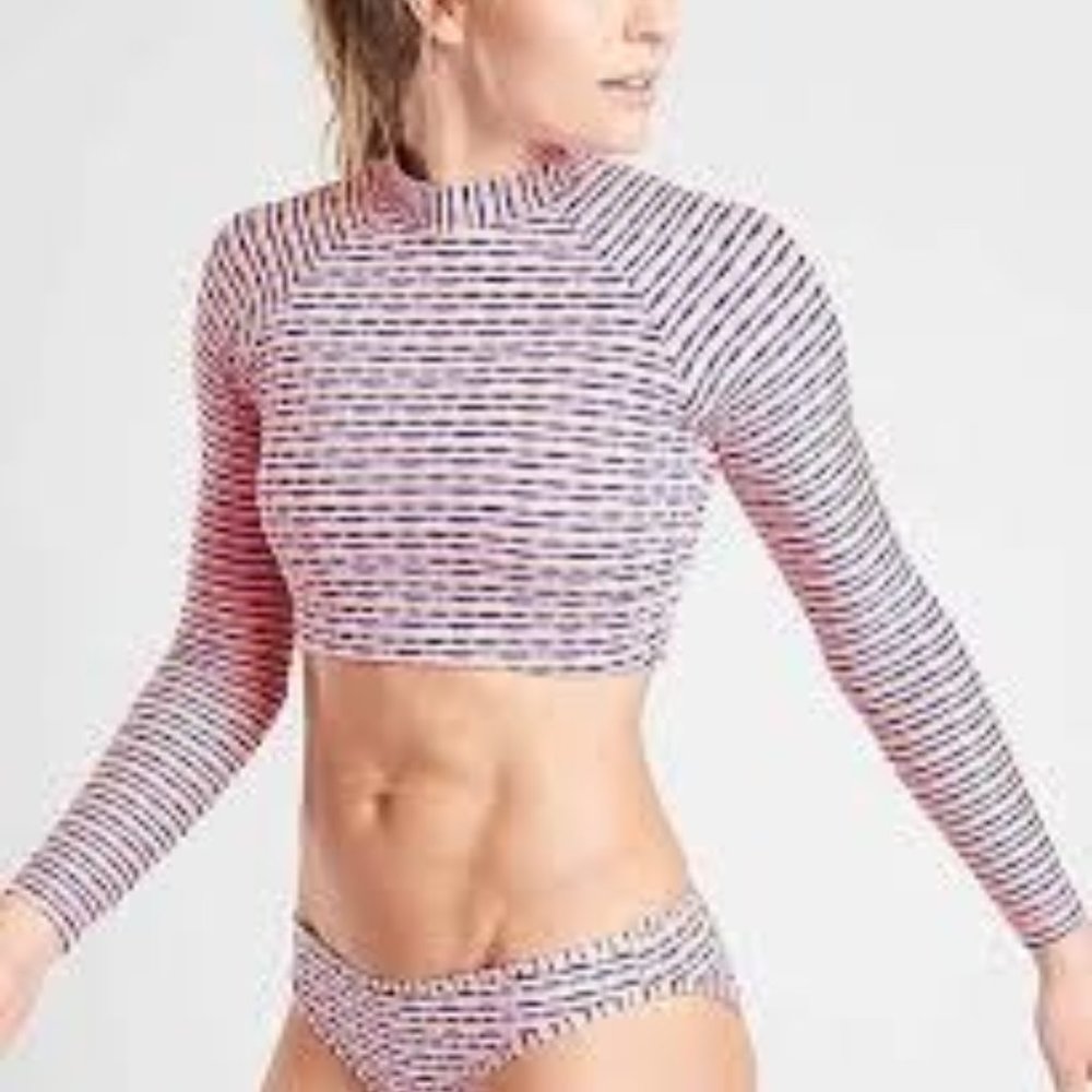 Athleta Marbella Long-Sleeve Crop Rashguard. Never worn.